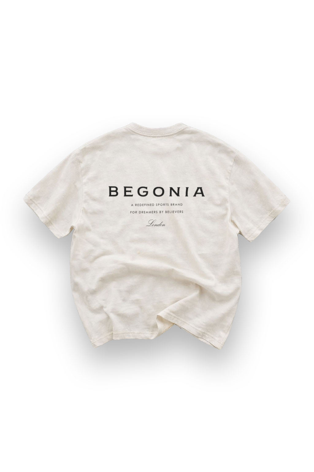 Original BEGONIA White Oversized T shirt